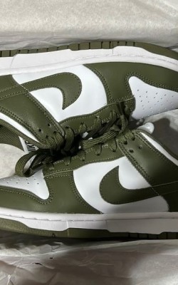 Nike Dunk Haki-Beyaz